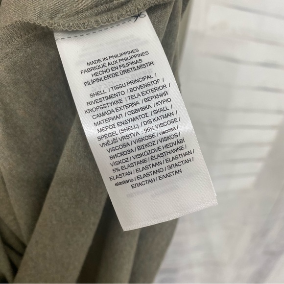 Ralph Lauren Sz 10 Green Tie-Waist Short Casual Mini Dress Long Sleeve Pullover - Picture 15 of 15